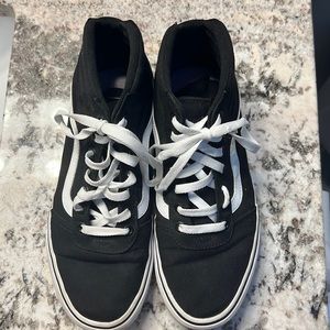 Black Vans Women Size 10